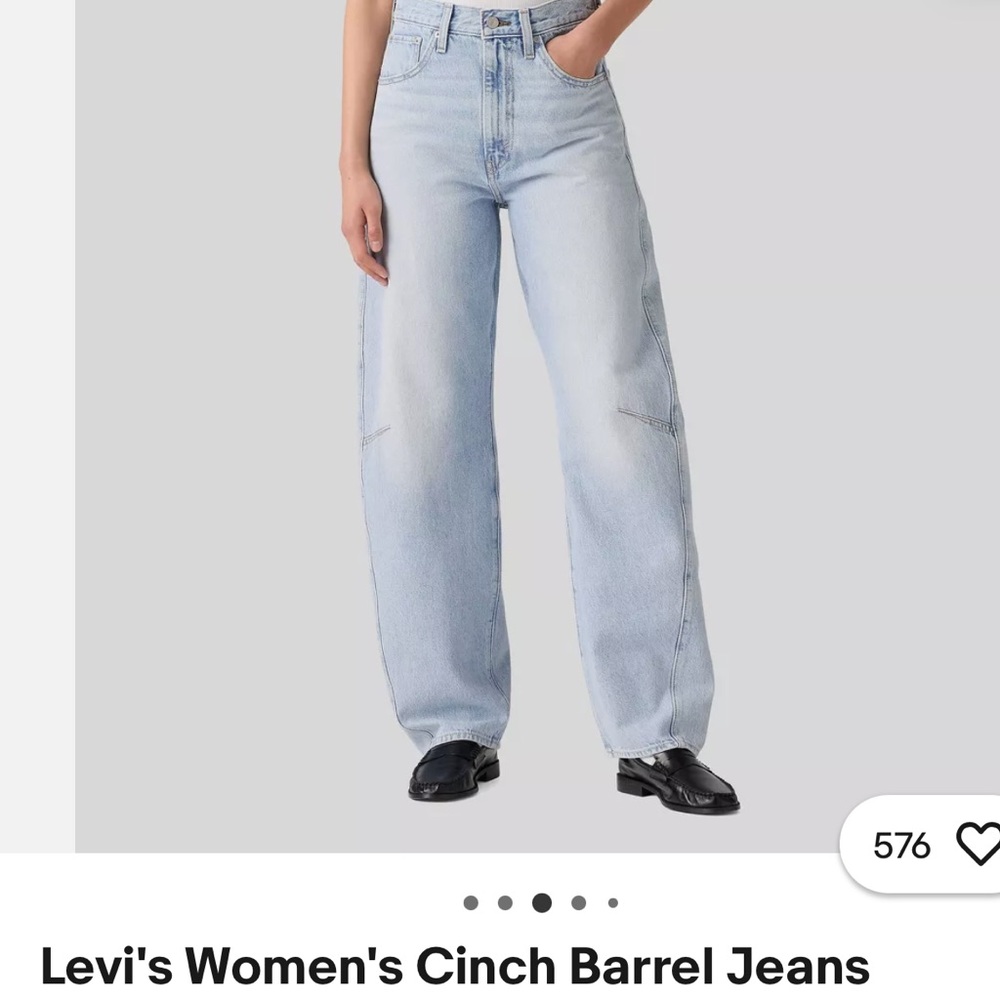 Levi’s Cinch Barrel leg jeans - women’s - 28